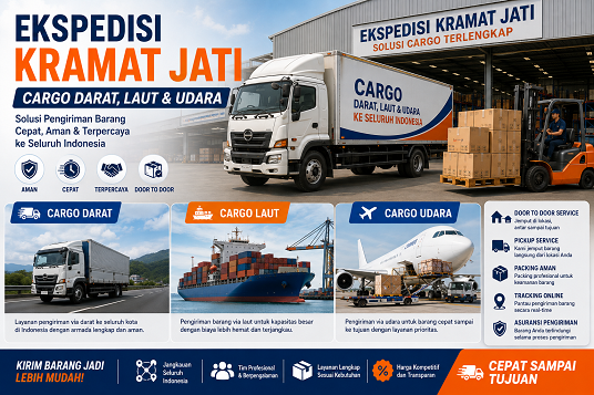 Ekspedisi Kramat Jati – Cargo Darat, Laut, dan Udara ke Seluruh Indonesia